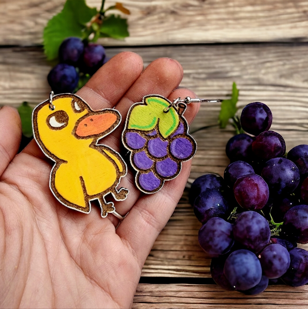 Duck Song earrings